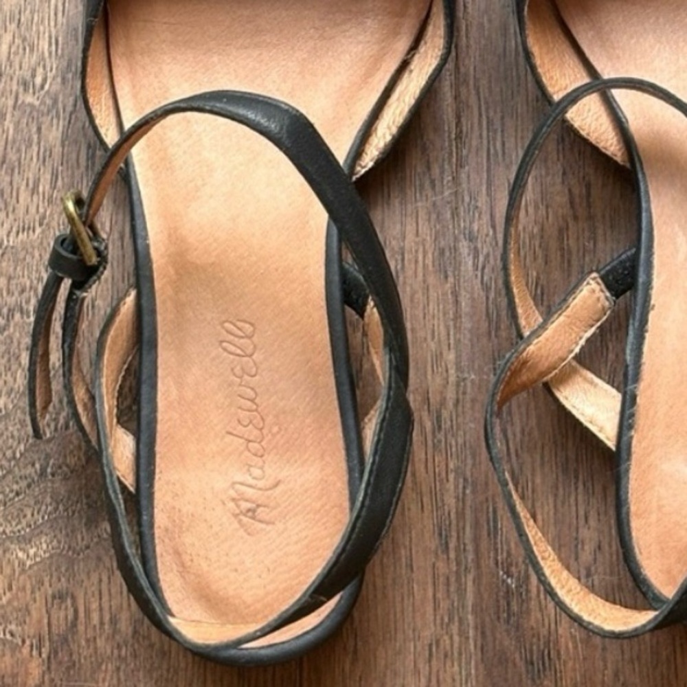 Madewell Jeanne Slingback Flat, Black, Women’s 7.5 - Picture 5 of 5